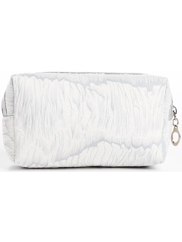 Косметичка на молнии, цвет белый