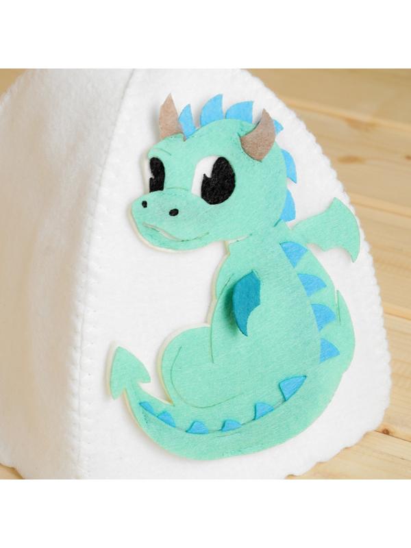 Шапка для бани детская с аппликацией 