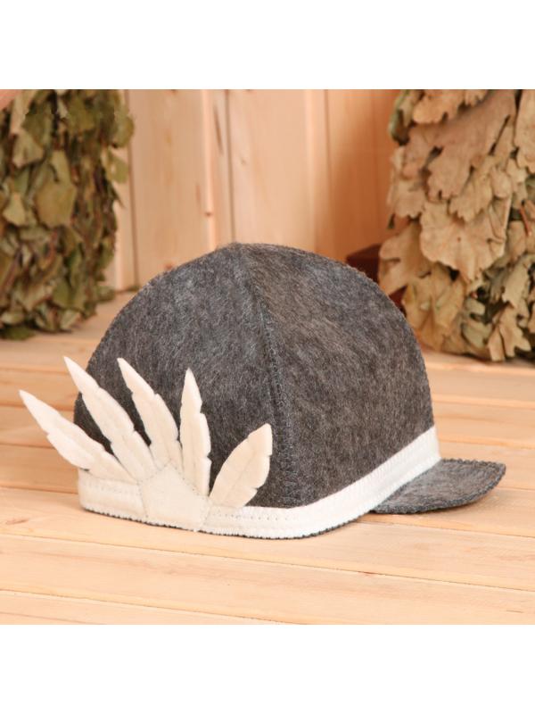 Шапка серая 