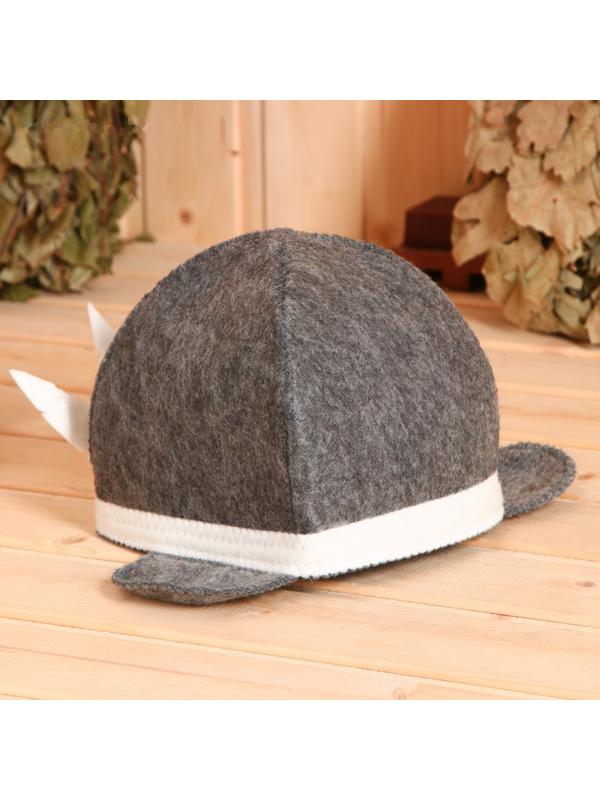 Шапка серая 