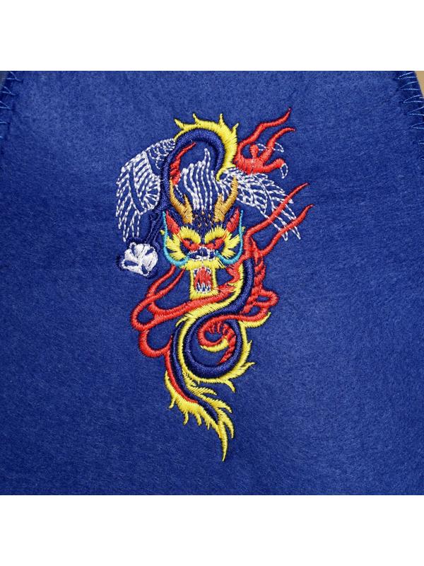 Шапка для бани с вышивкой 