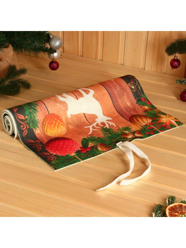 Коврик-лежак с принтом 