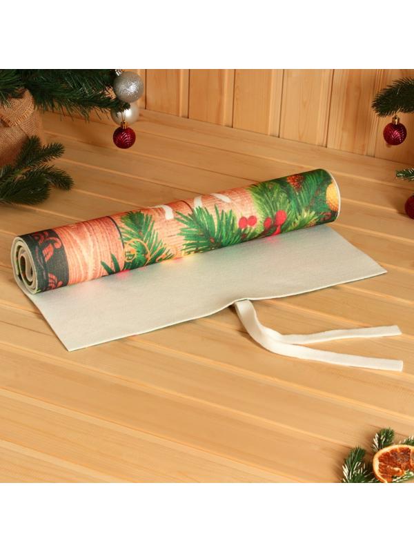 Коврик-лежак с принтом 