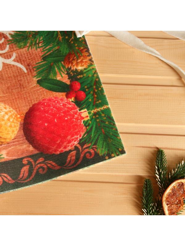 Коврик-лежак с принтом 