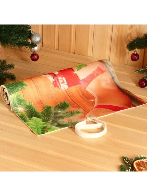 Коврик-лежак с принтом 