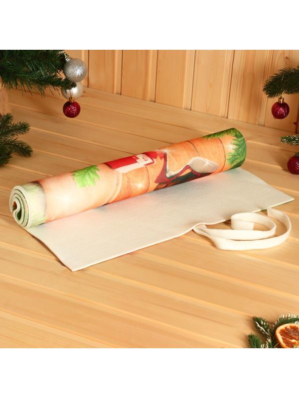 Коврик-лежак с принтом 