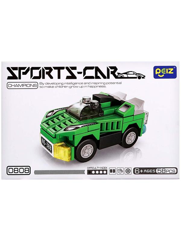 Конструктор Гонка «Спорткар», 58 деталей