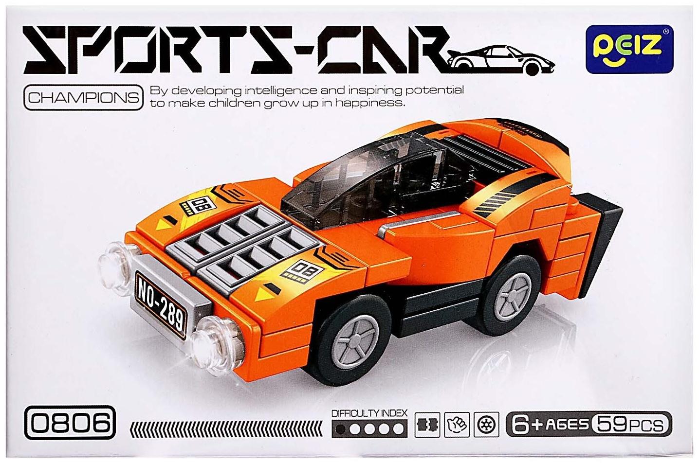 Конструктор Гонка «Спорткар», 59 деталей