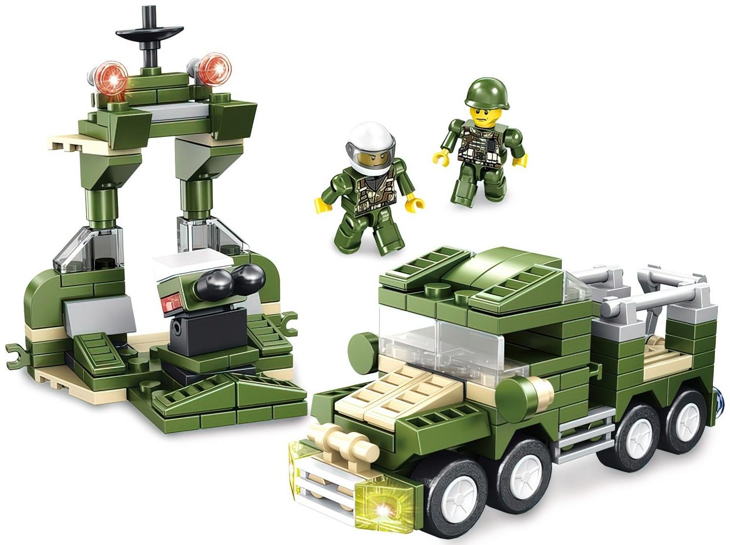 Конструктор 4 в 1 Военные «Армия», 4 вида МИКС