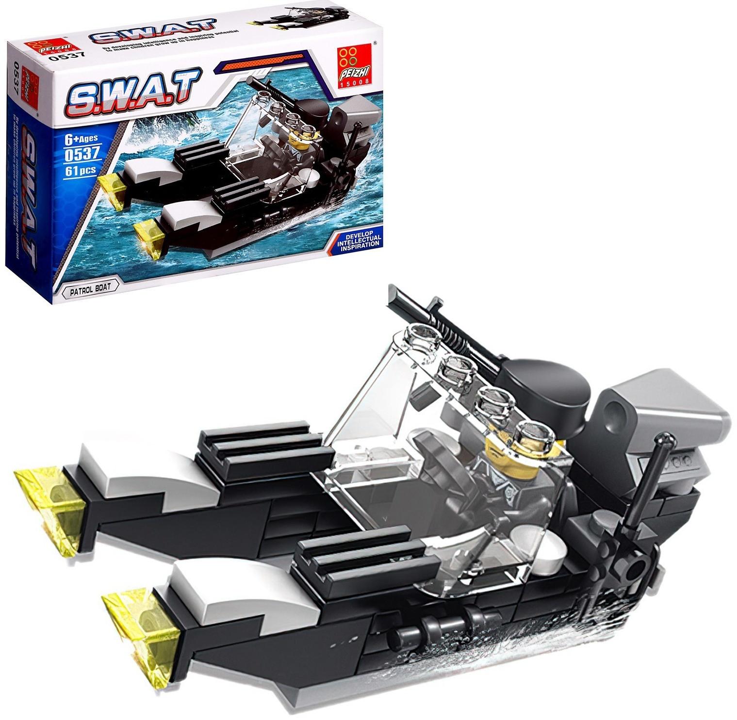 Конструктор Спецназ «Катер», 61 деталь