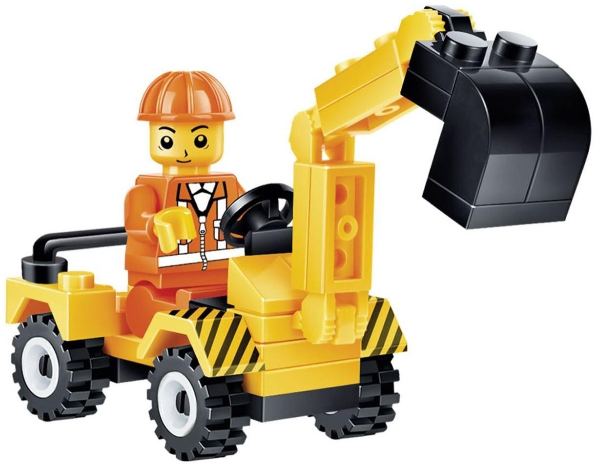 Конструктор «Экскаватор», 28 деталей, в пакете