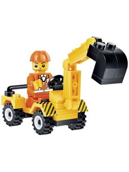 Конструктор «Экскаватор», 28 деталей, в пакете