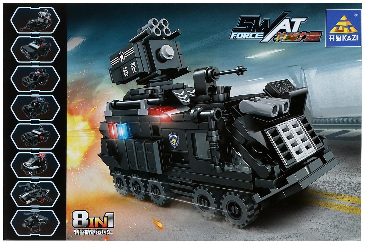 Конструктор Спецназ «Мобильный штаб», 8 в 1, МИКС