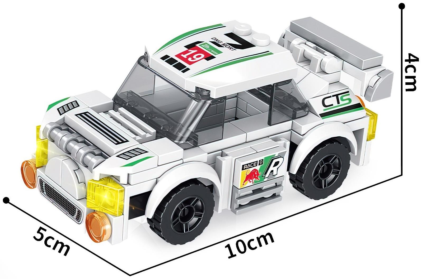 Конструктор Гонка «Спорткар», 104 детали