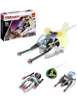 Конструктор Космос «Наземный скутер», 3 в 1, 97 деталей