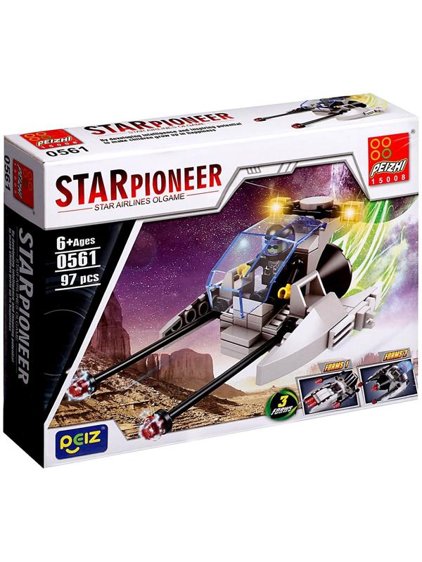 Конструктор Космос «Наземный скутер», 3 в 1, 97 деталей