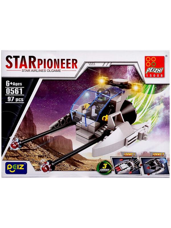 Конструктор Космос «Наземный скутер», 3 в 1, 97 деталей