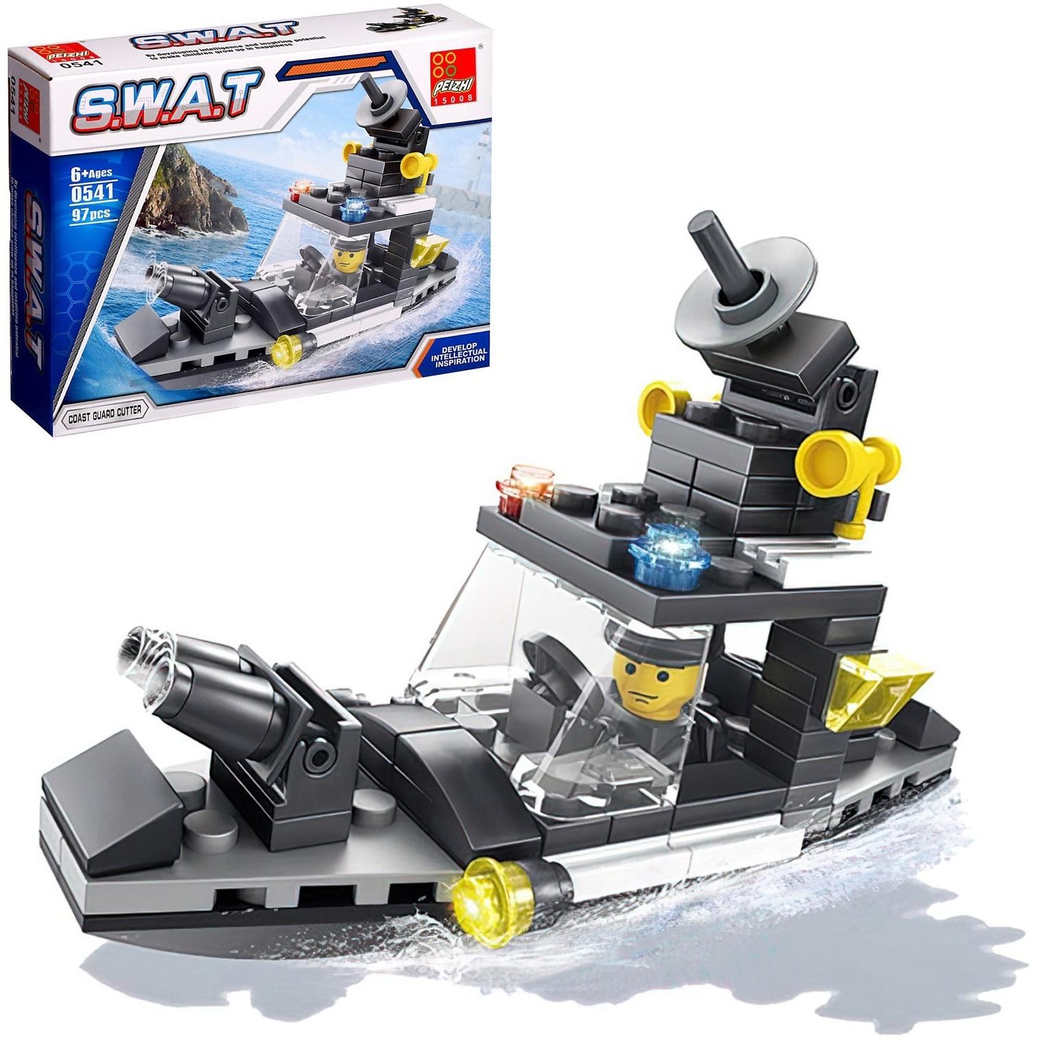 Конструктор Спецназ «Береговая охрана», 97 деталей