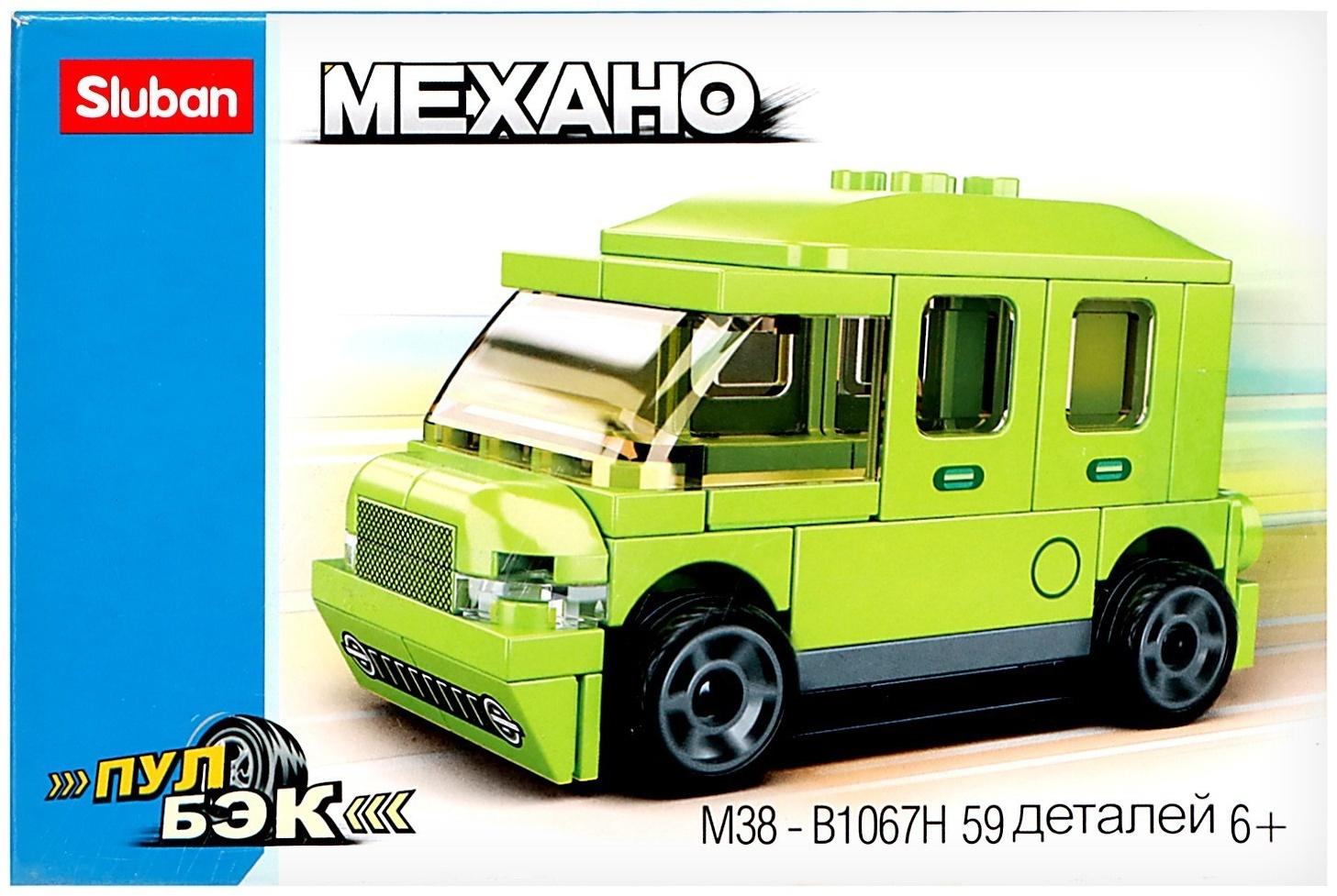 Конструктор Механо «Микроавтобус», инерция, 59 деталей