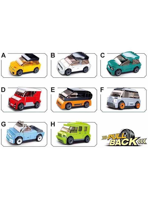 Конструктор Механо «Микроавтобус», инерция, 59 деталей