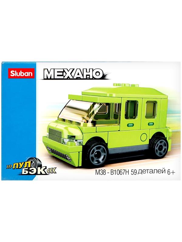 Конструктор Механо «Микроавтобус», инерция, 59 деталей