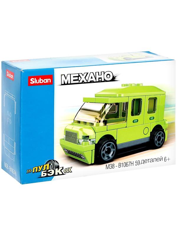 Конструктор Механо «Микроавтобус», инерция, 59 деталей