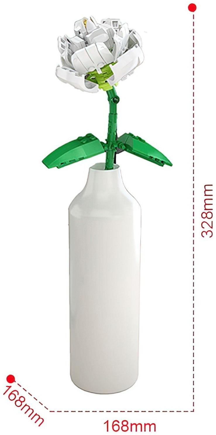 Конструктор Букет «Роза», 80 деталей