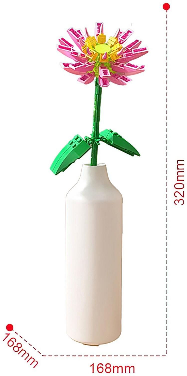 Конструктор Букет «Хризантема», 98 деталей