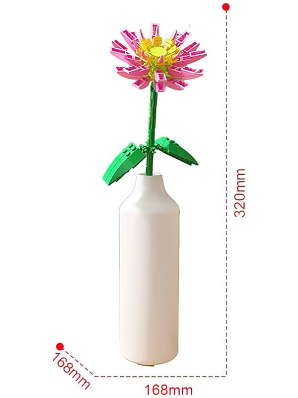 Конструктор Букет «Хризантема», 98 деталей