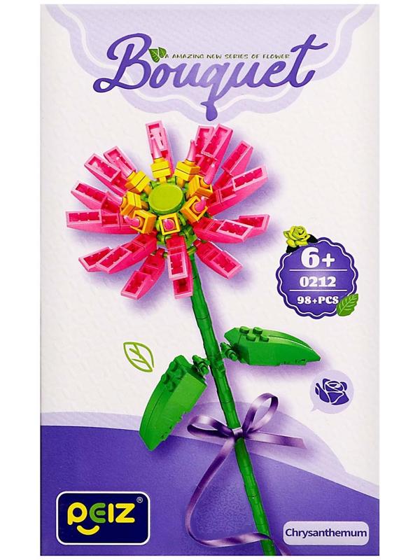 Конструктор Букет «Хризантема», 98 деталей