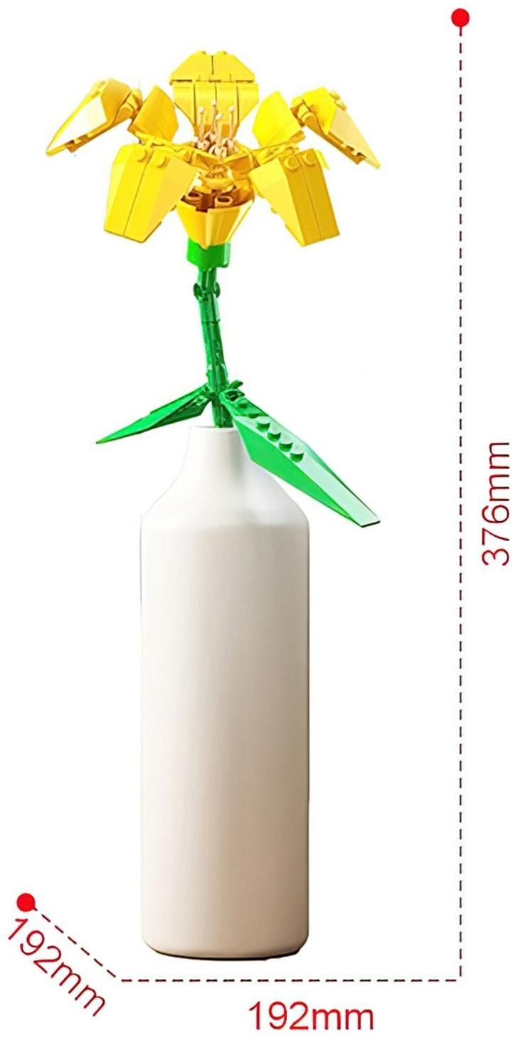 Конструктор Букет «Лилия», 89 деталей