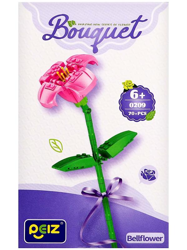 Конструктор Букет «Колокольчик», 70 деталей