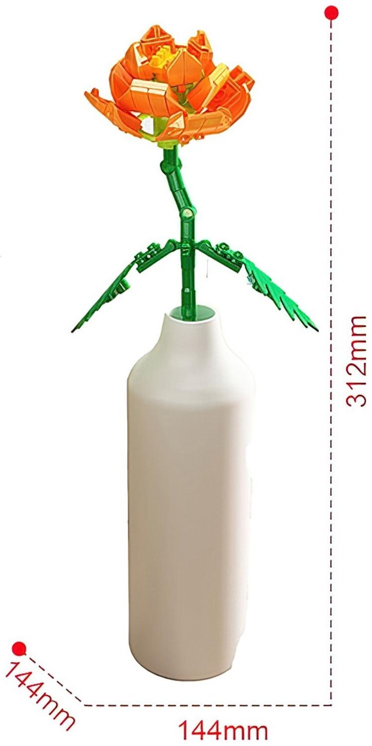 Конструктор Букет «Пион», 82 детали