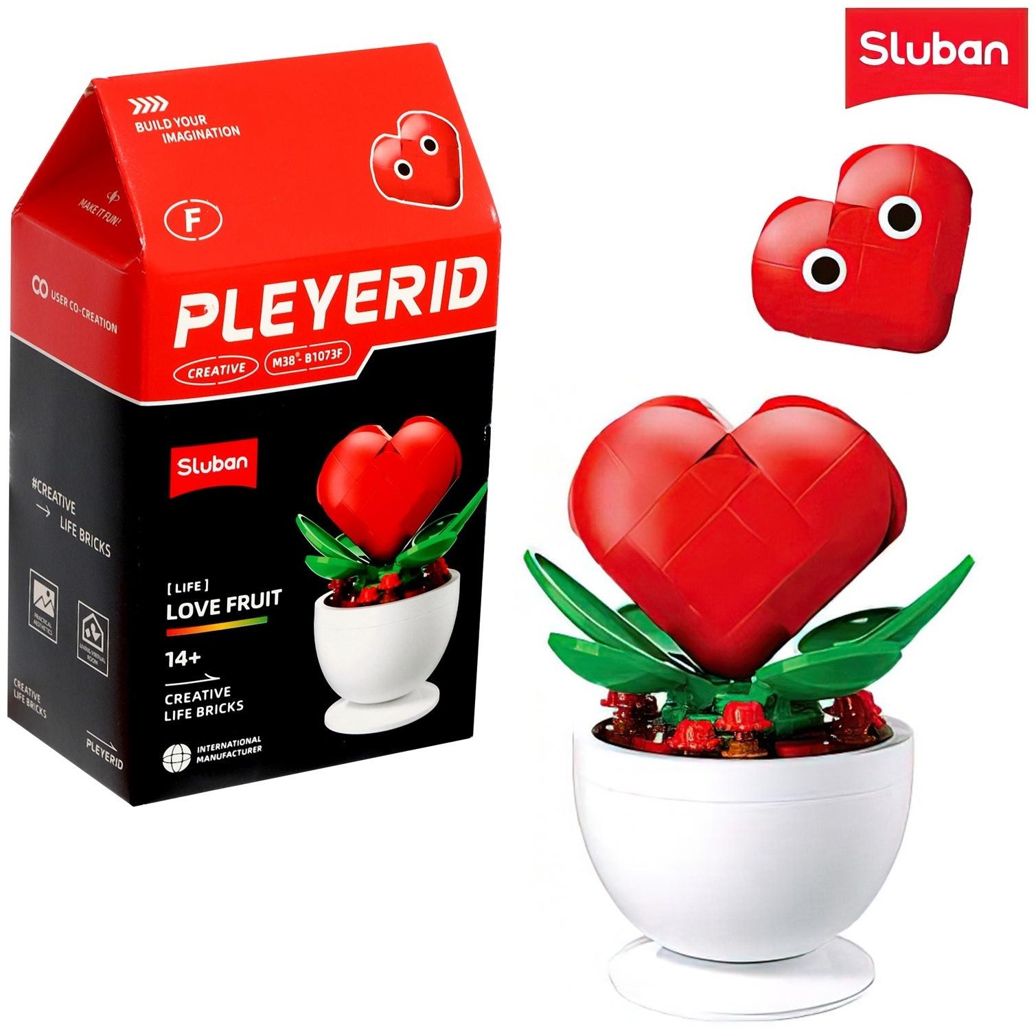 Конструктор «Цветы в горшочке», 6 видов, МИКС