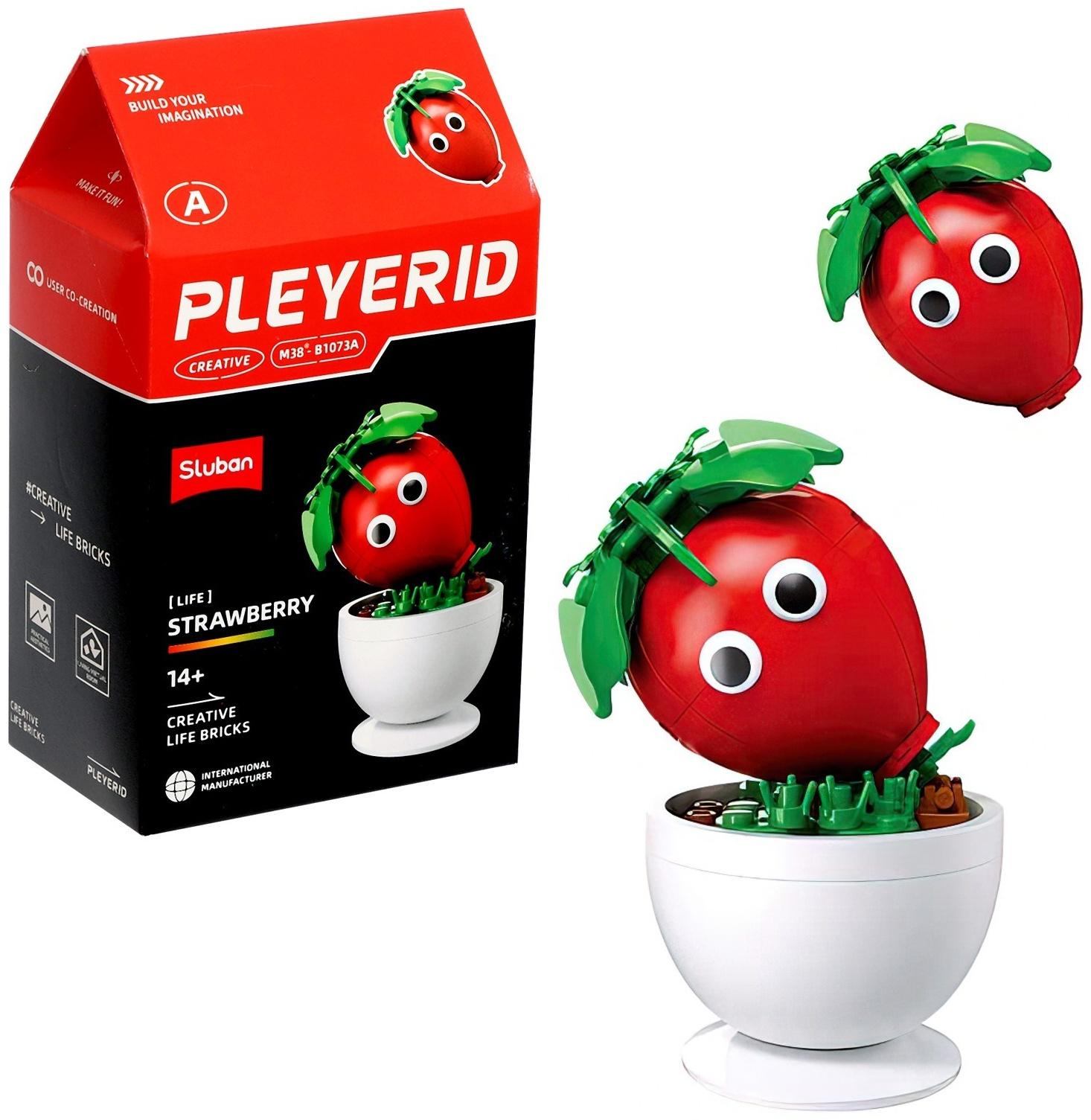 Конструктор «Цветы в горшочке», 6 видов, МИКС