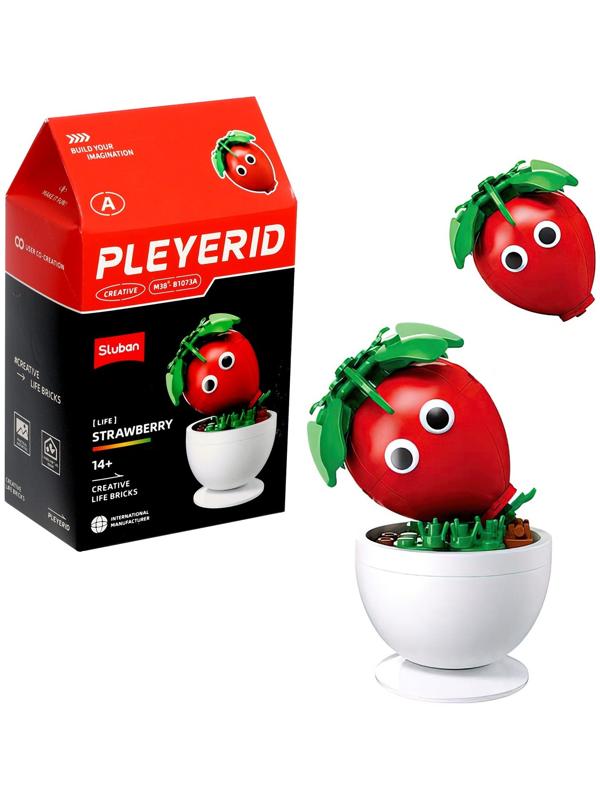 Конструктор «Цветы в горшочке», 6 видов, МИКС