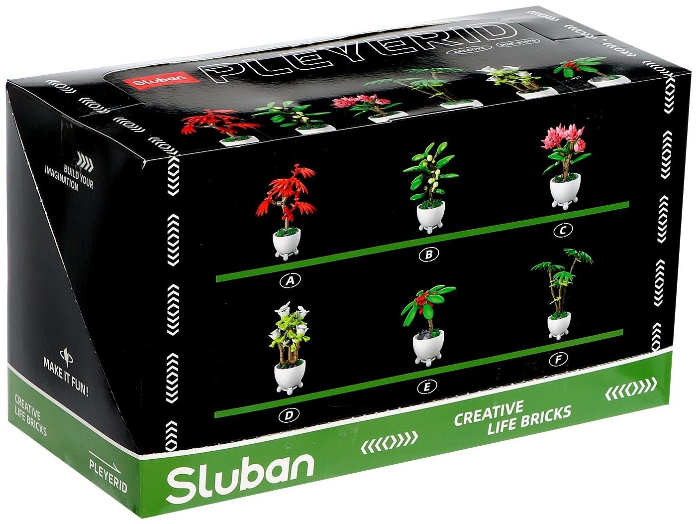 Конструктор «Цветы в горшочке», 6 видов, МИКС