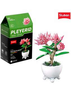 Конструктор «Цветы в горшочке», 6 видов, МИКС