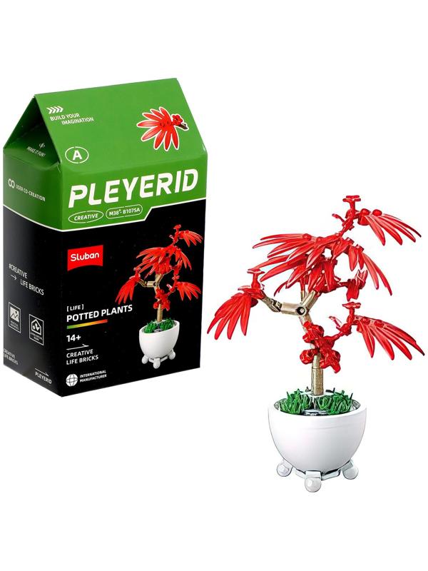 Конструктор «Цветы в горшочке», 6 видов, МИКС