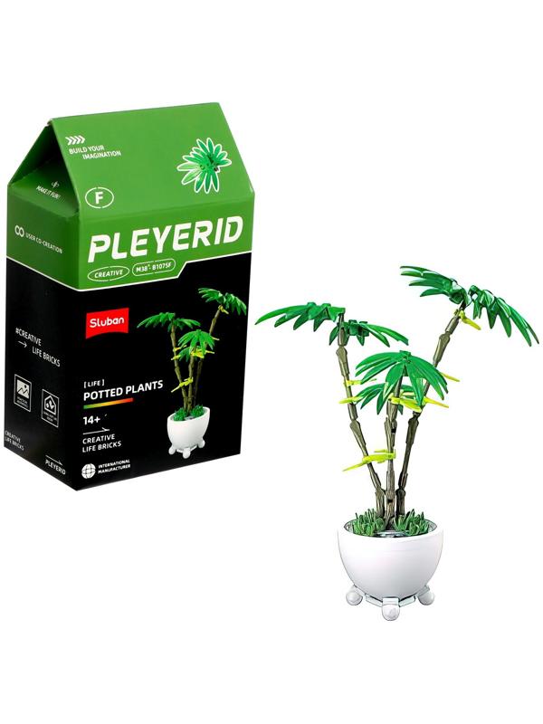 Конструктор «Цветы в горшочке», 6 видов, МИКС