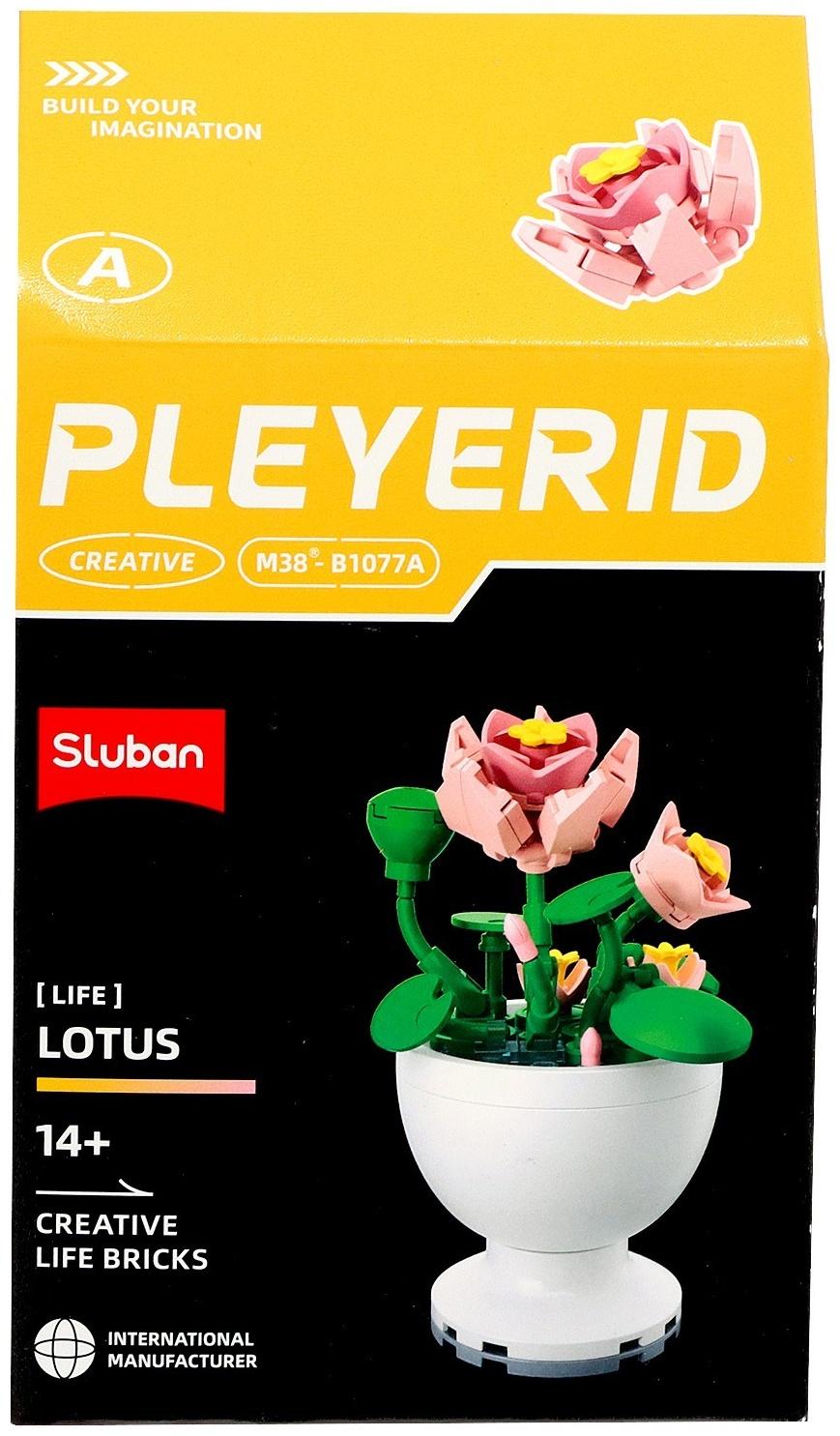 Конструктор «Цветы в горшочке», 6 видов, МИКС