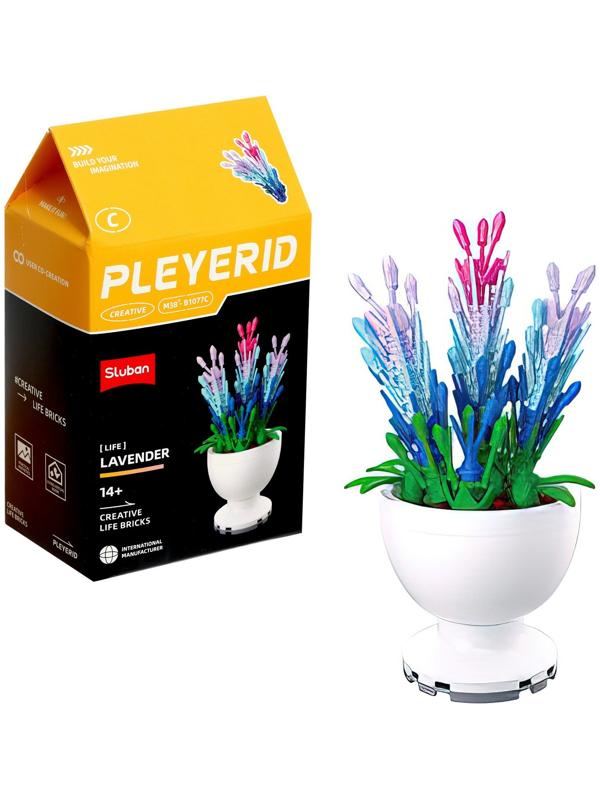 Конструктор «Цветы в горшочке», 6 видов, МИКС