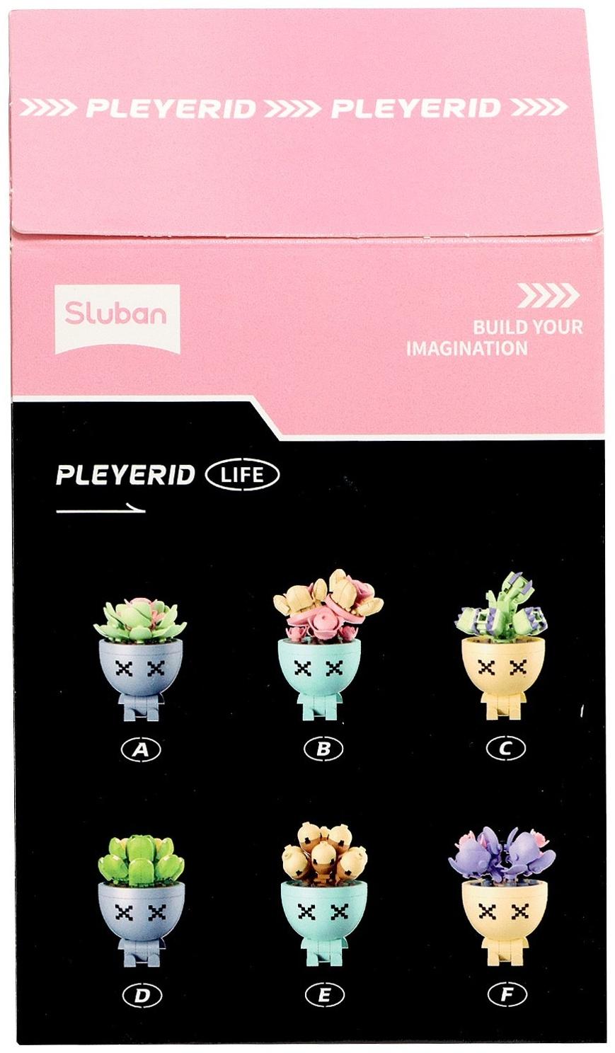 Конструктор «Цветы в горшочке», 6 видов, МИКС