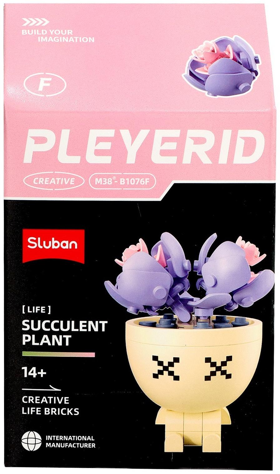 Конструктор «Цветы в горшочке», 6 видов, МИКС