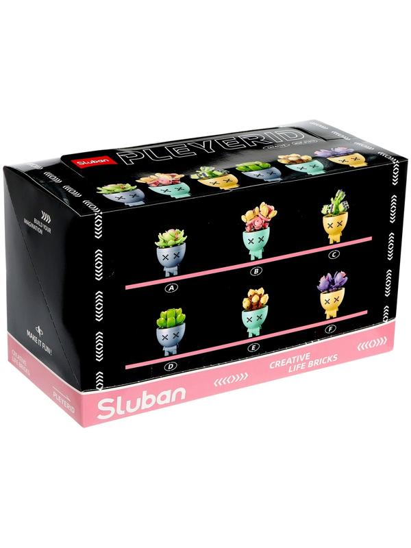 Конструктор «Цветы в горшочке», 6 видов, МИКС