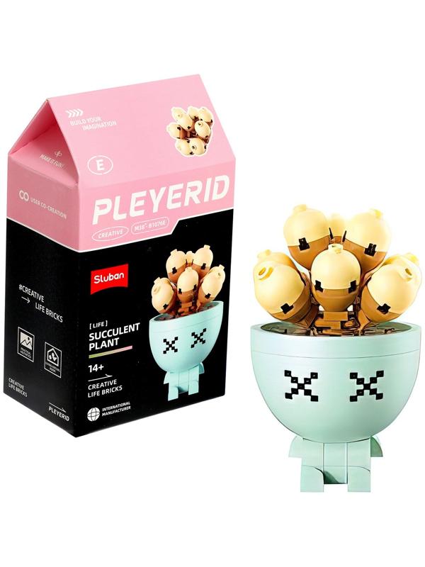 Конструктор «Цветы в горшочке», 6 видов, МИКС