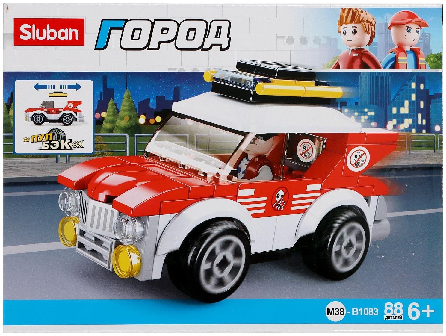 Конструктор Город «Городской автомобиль», 88 деталей