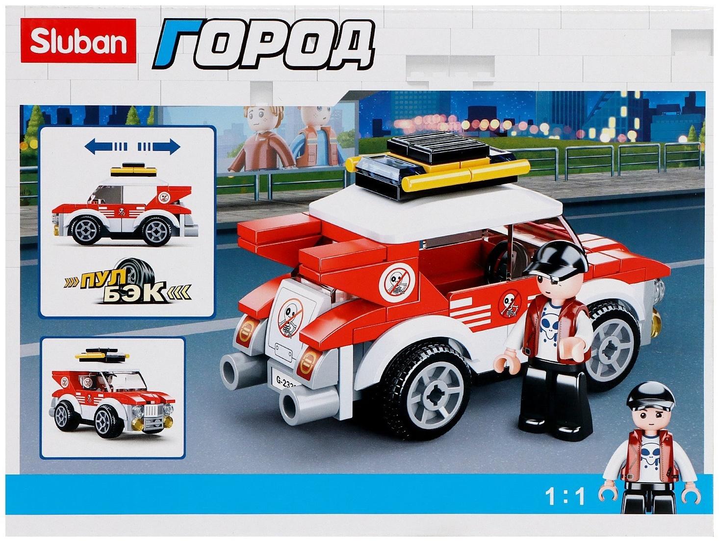 Конструктор Город «Городской автомобиль», 88 деталей