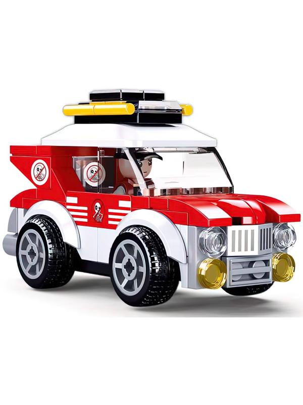 Конструктор Город «Городской автомобиль», 88 деталей