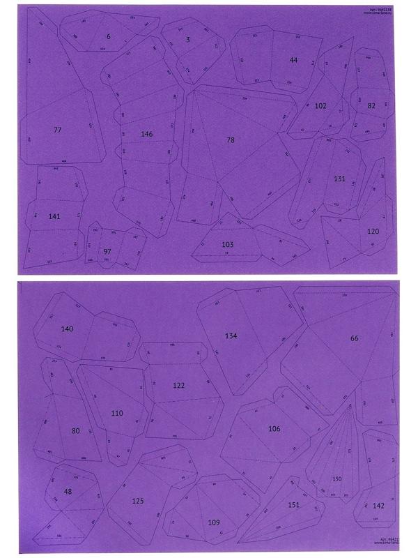 Конструктор полигональный «Дракон», 151 деталь